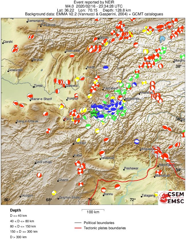 Regional moment Tensor