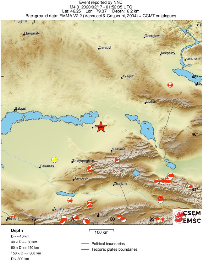 Regional moment Tensor