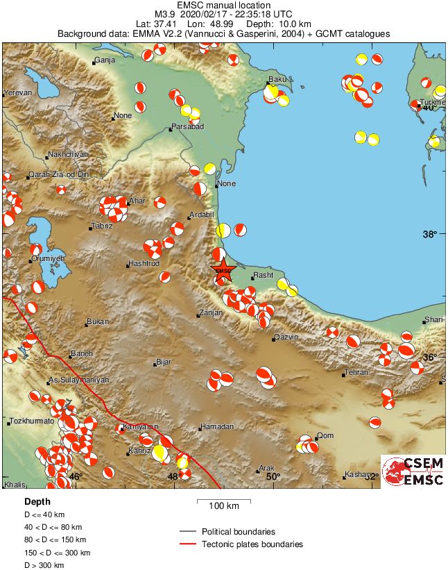 Regional moment Tensor