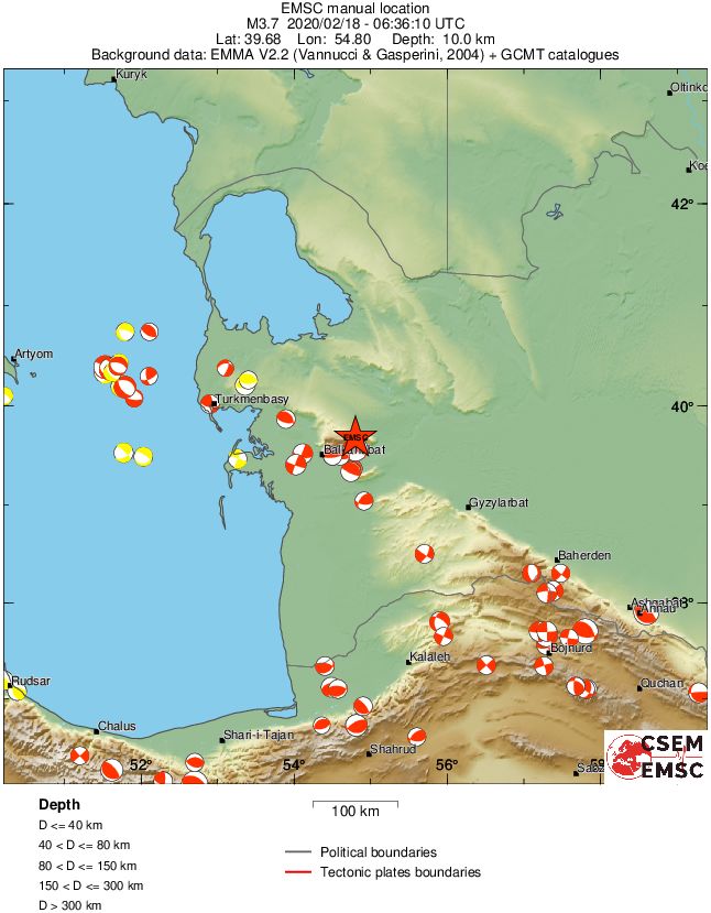 Regional moment Tensor