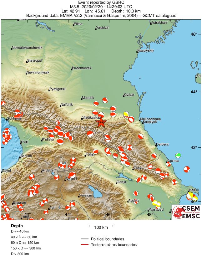 Regional moment Tensor