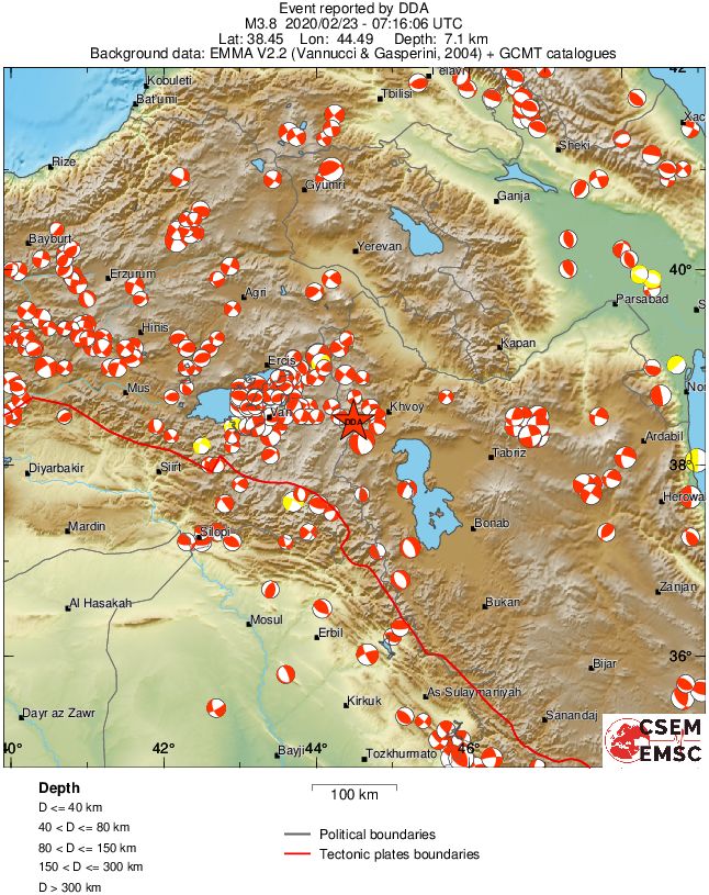 Regional moment Tensor