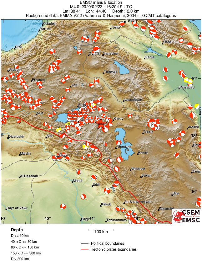 Regional moment Tensor