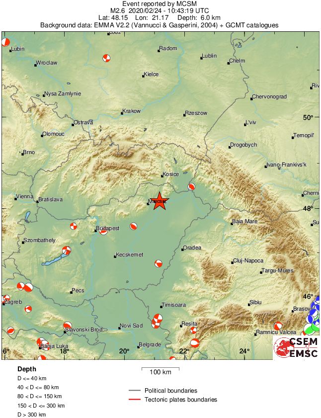 Regional moment Tensor