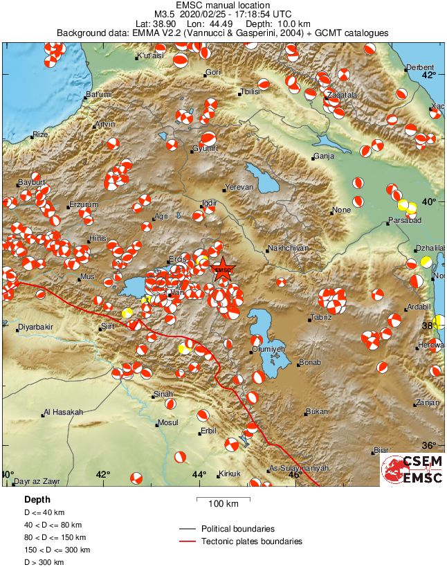 Regional moment Tensor