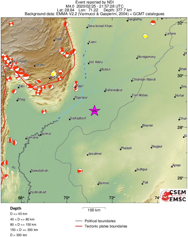 Regional moment Tensor