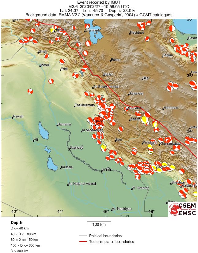 Regional moment Tensor