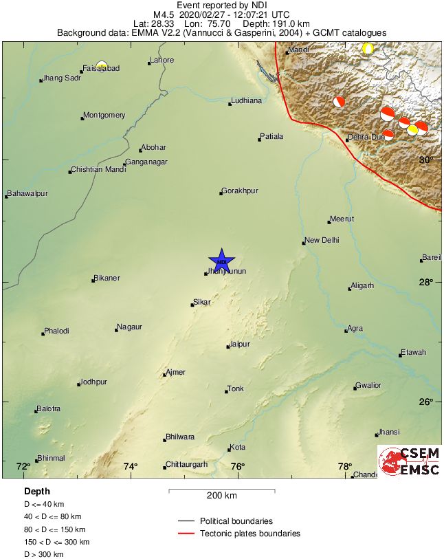 Regional moment Tensor