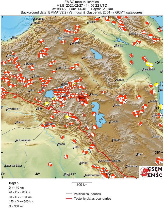 Regional moment Tensor