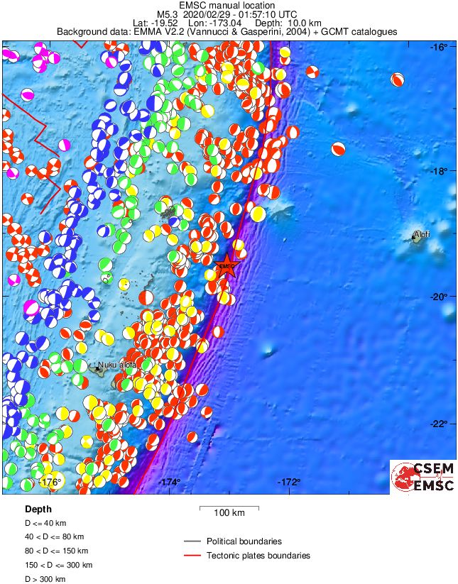 Regional moment Tensor