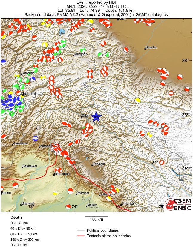 Regional moment Tensor