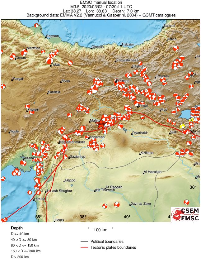 Regional moment Tensor