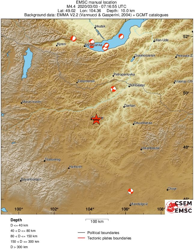Regional moment Tensor