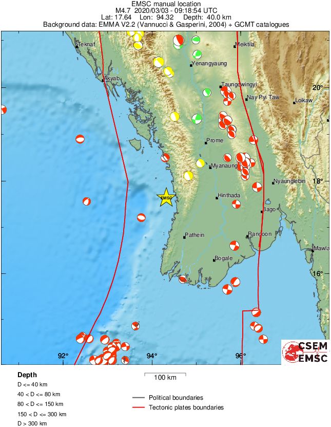 Regional moment Tensor