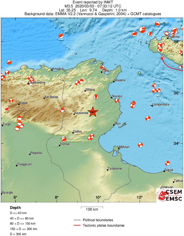 Regional moment Tensor