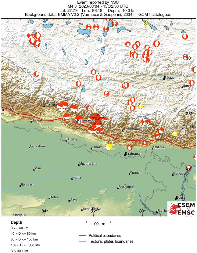 Regional moment Tensor