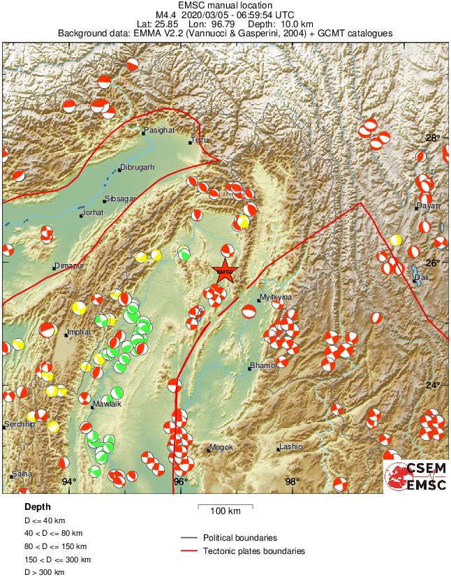 Regional moment Tensor