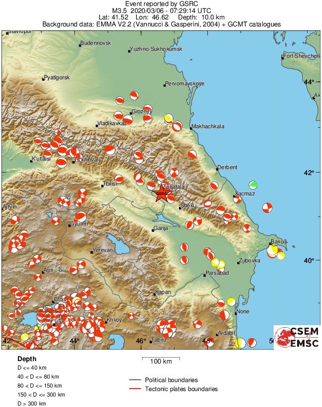 Regional moment Tensor