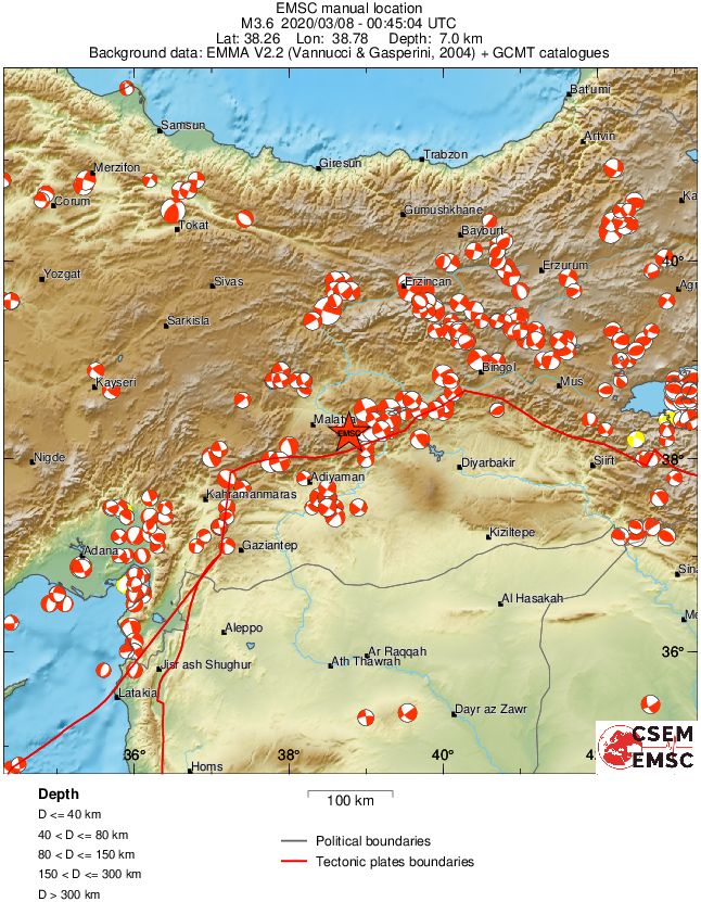 Regional moment Tensor