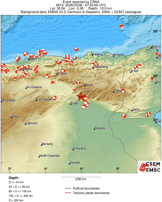 Regional moment Tensor