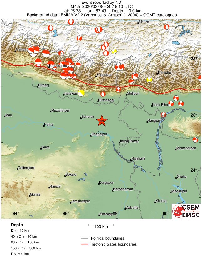 Regional moment Tensor
