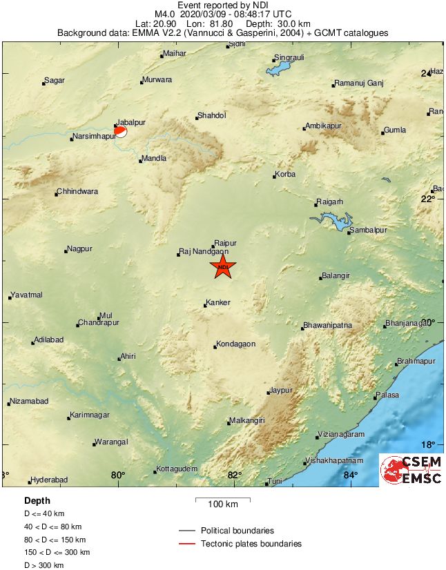 Regional moment Tensor