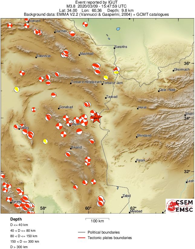 Regional moment Tensor