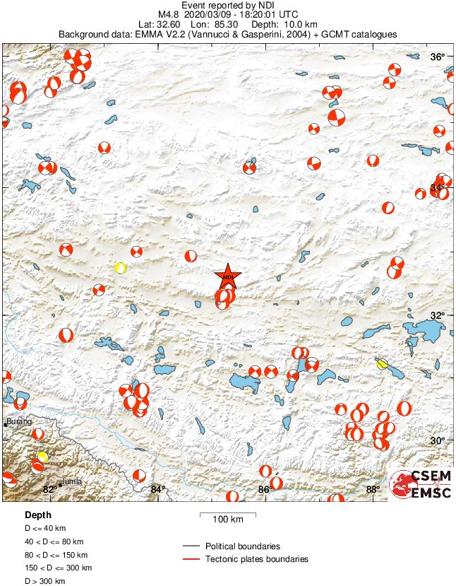 Regional moment Tensor