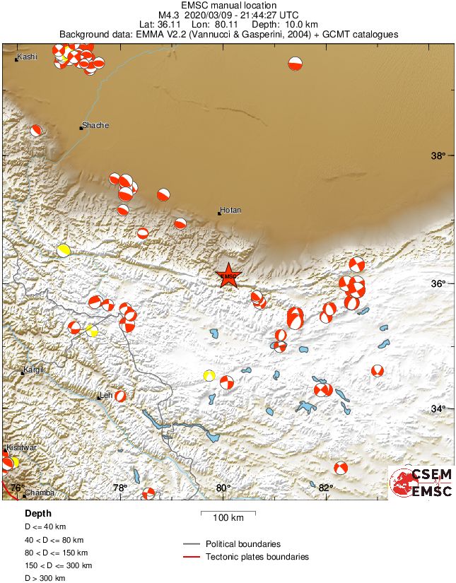 Regional moment Tensor