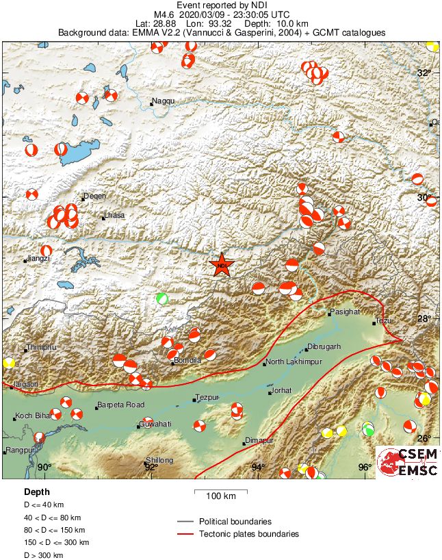 Regional moment Tensor