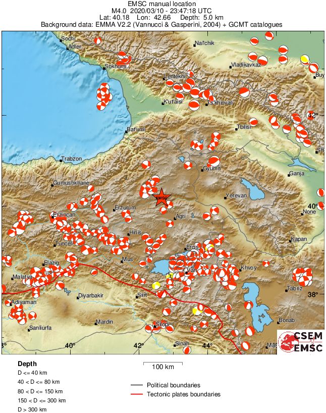 Regional moment Tensor