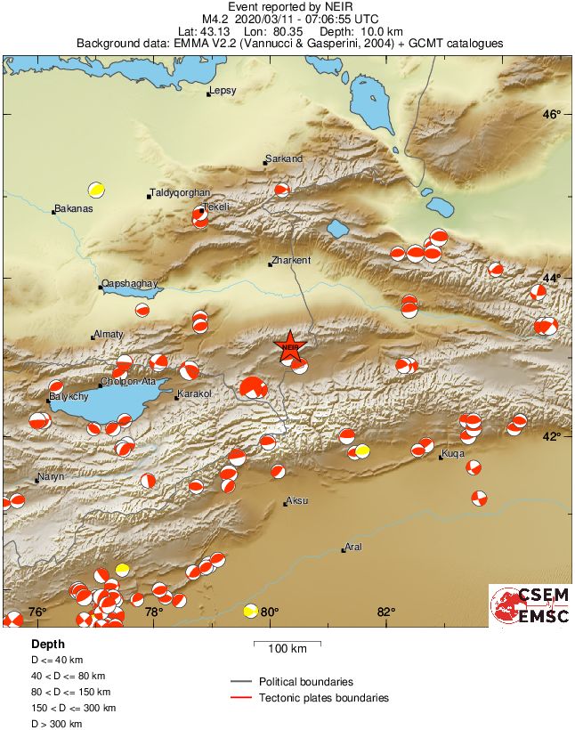 Regional moment Tensor