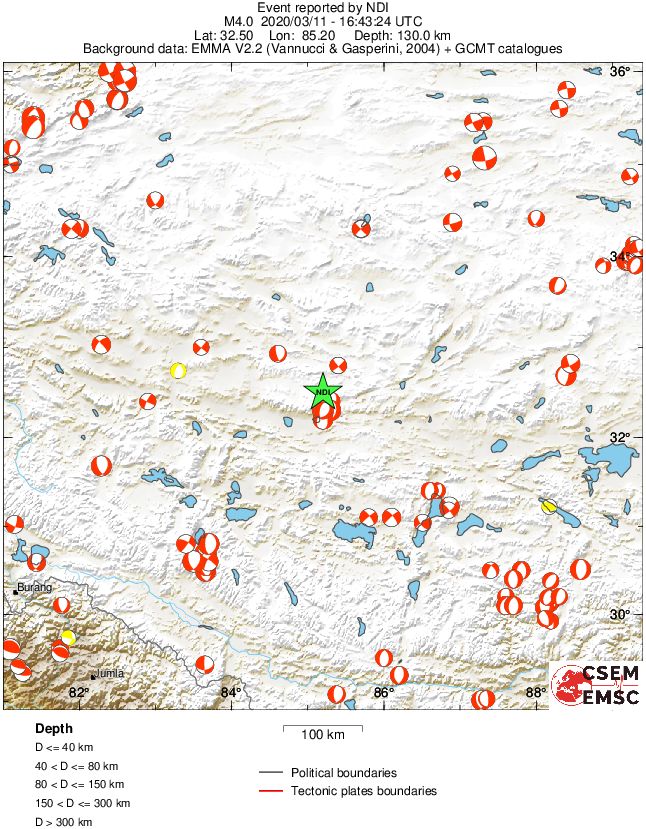 Regional moment Tensor