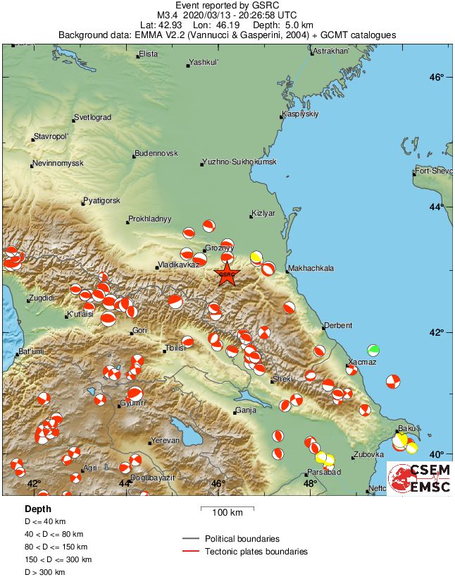 Regional moment Tensor