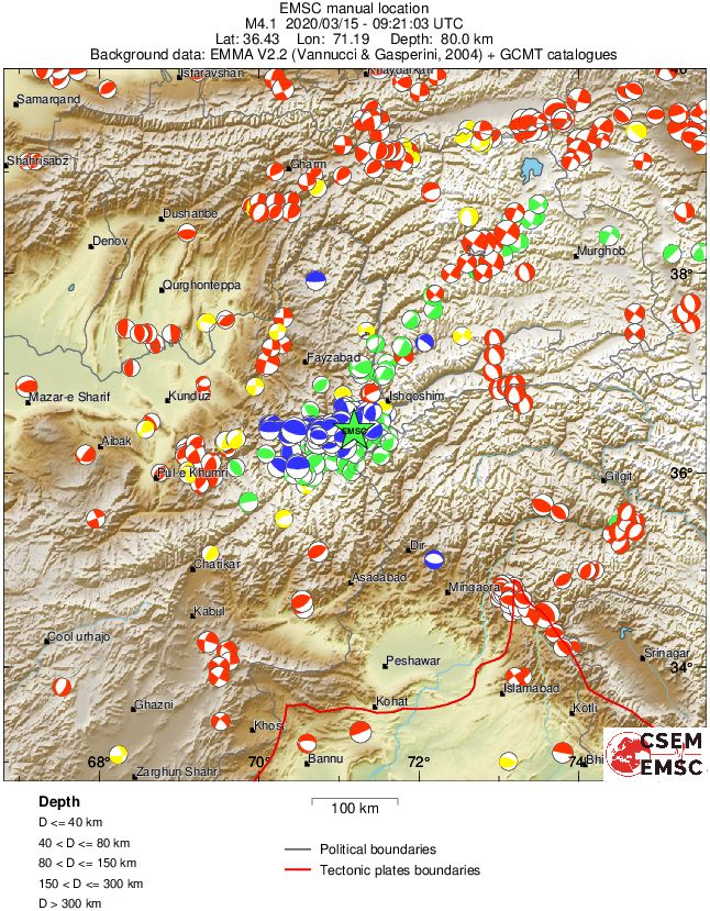 Regional moment Tensor