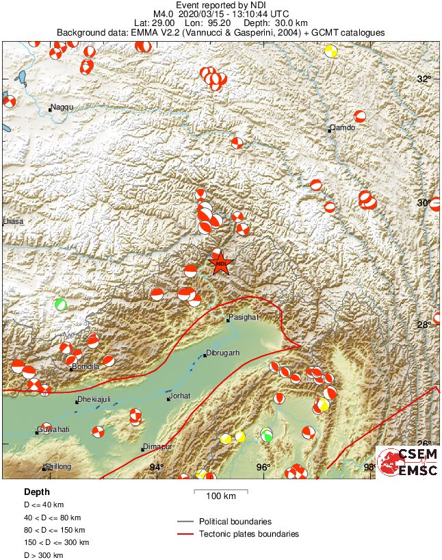 Regional moment Tensor