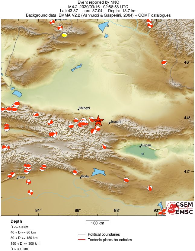 Regional moment Tensor