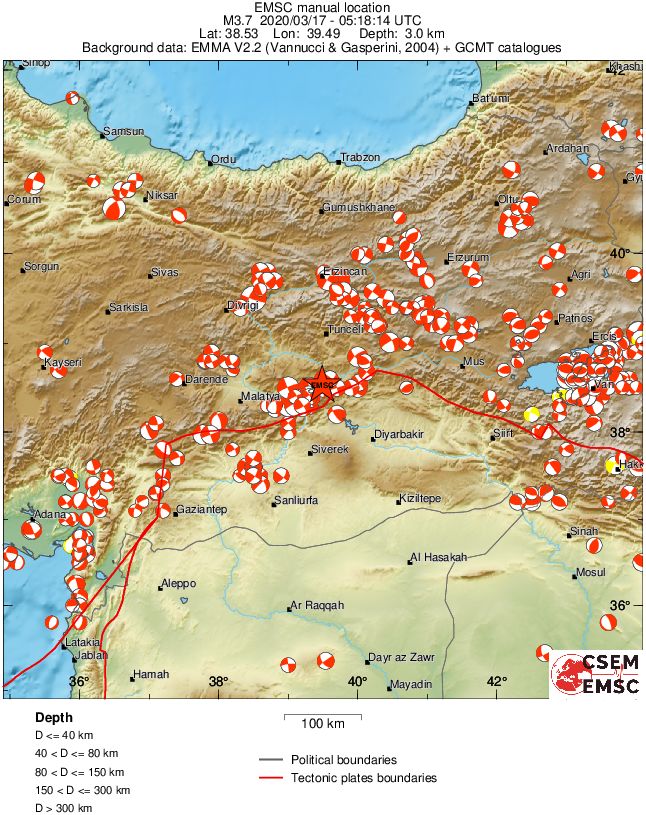 Regional moment Tensor