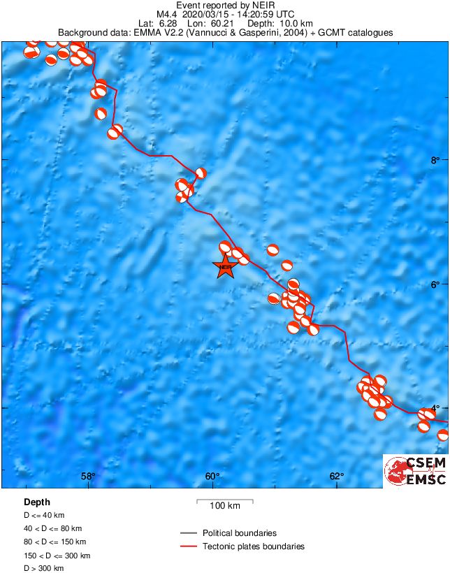 Regional moment Tensor