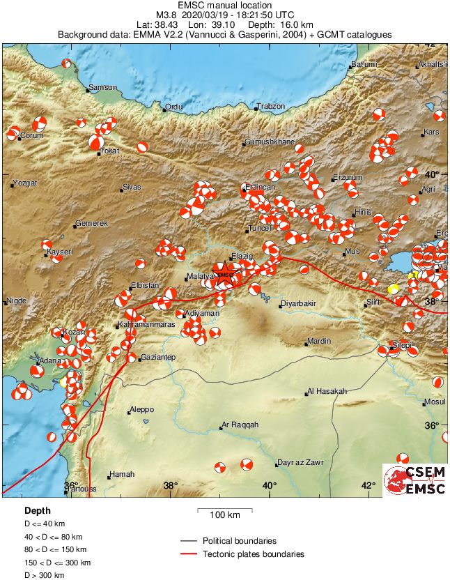 Regional moment Tensor