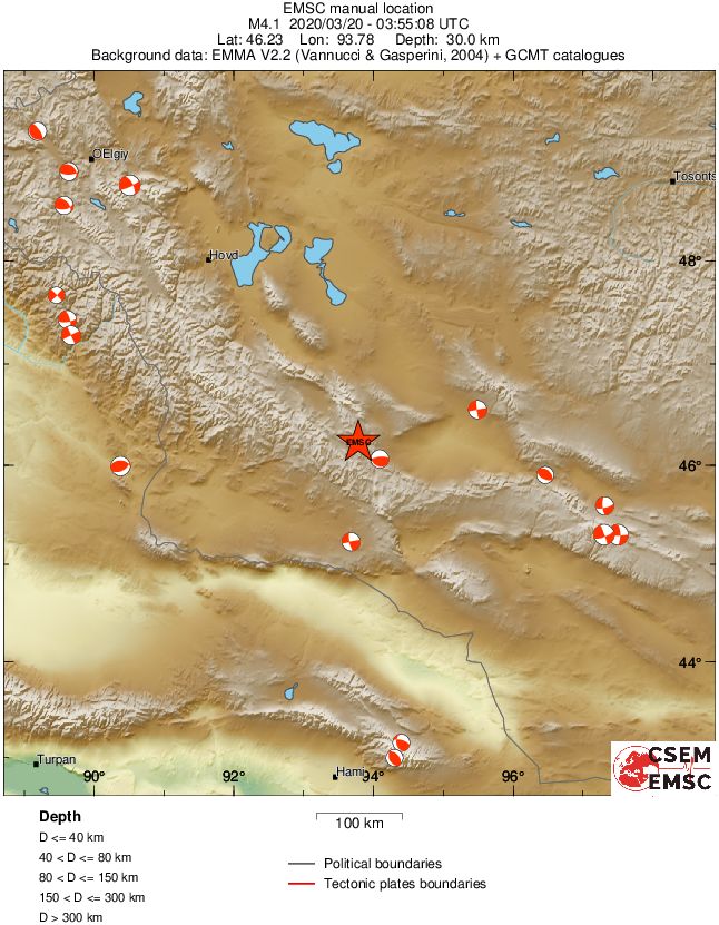 Regional moment Tensor