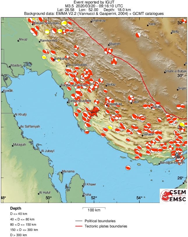 Regional moment Tensor