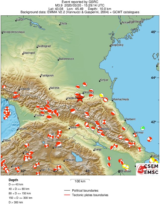 Regional moment Tensor