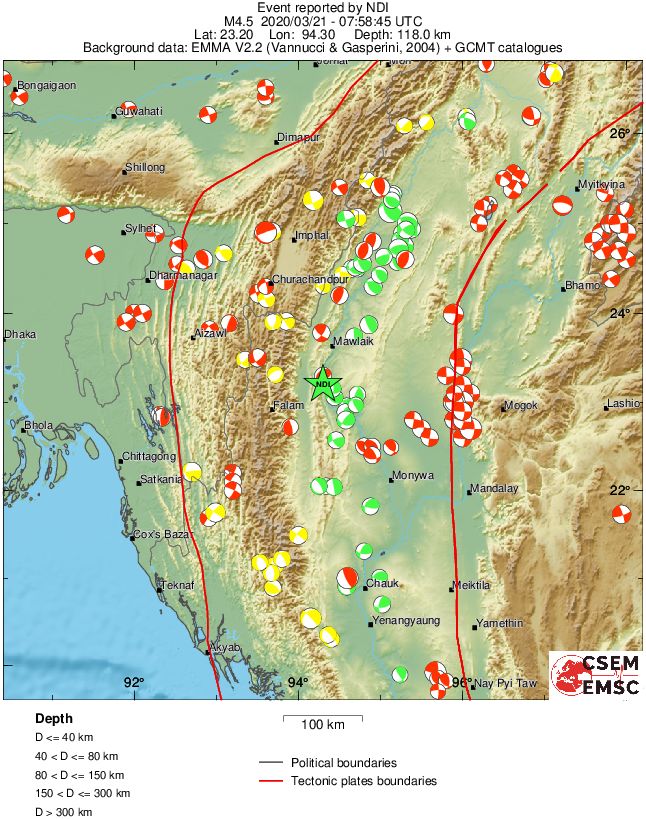 Regional moment Tensor