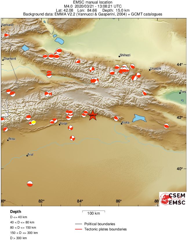Regional moment Tensor