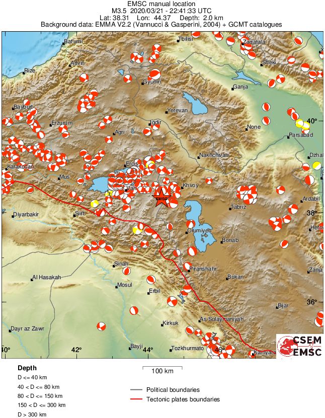 Regional moment Tensor