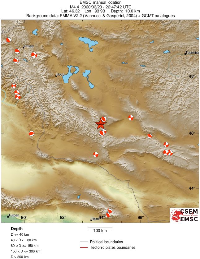 Regional moment Tensor