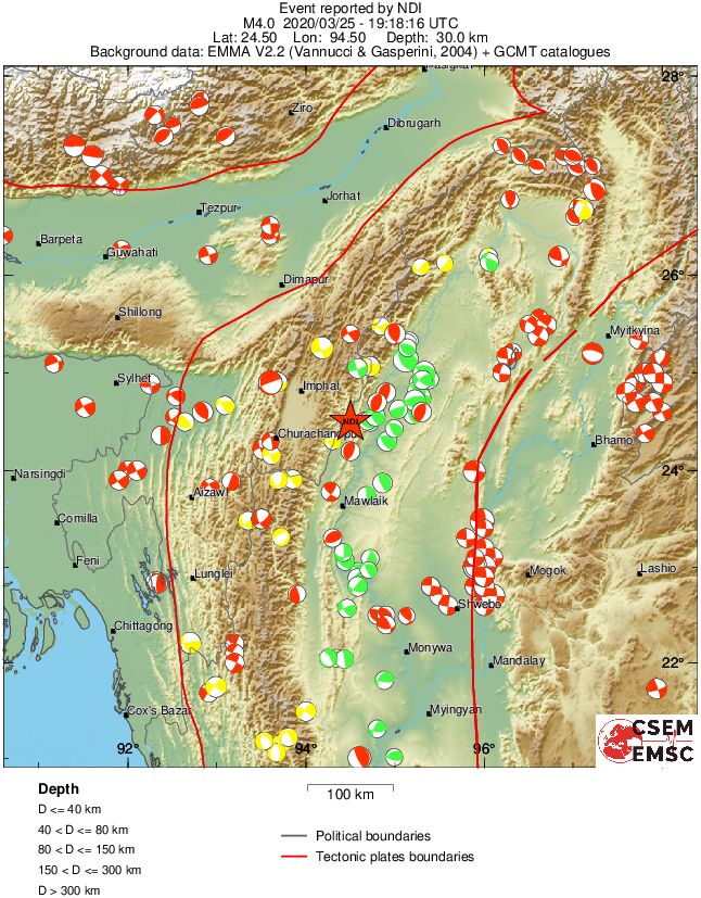Regional moment Tensor