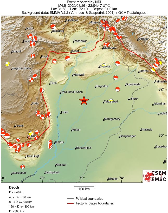 Regional moment Tensor