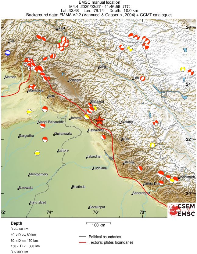 Regional moment Tensor